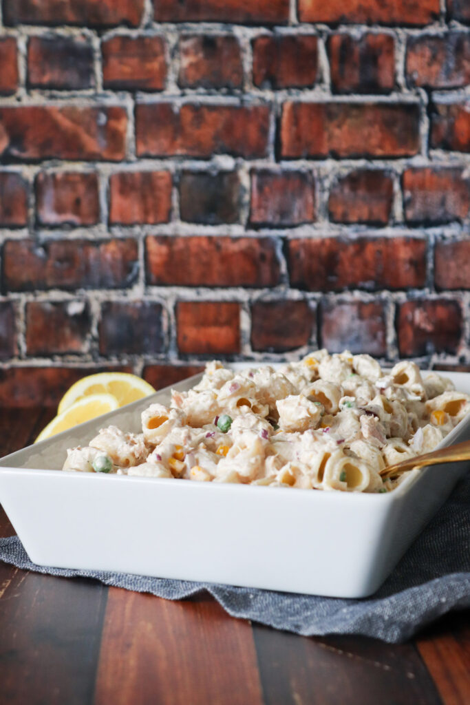 Cremet Pastasalat Med Tun - Hjemmelavet Pastasalat Med Tun