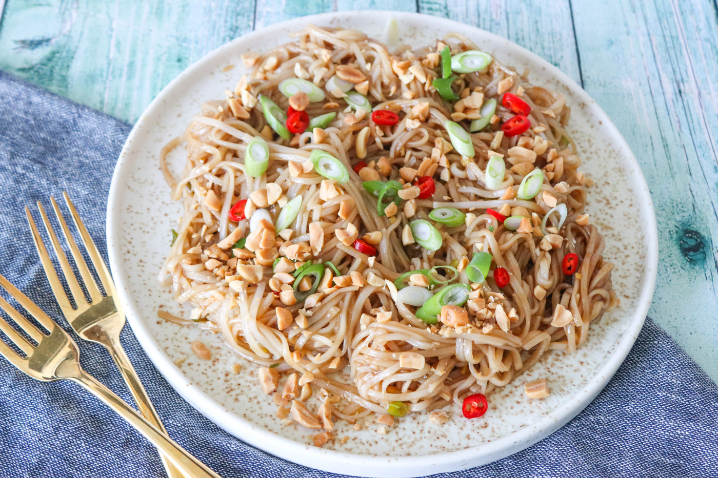 Stegte Nudler I Teriyakisauce