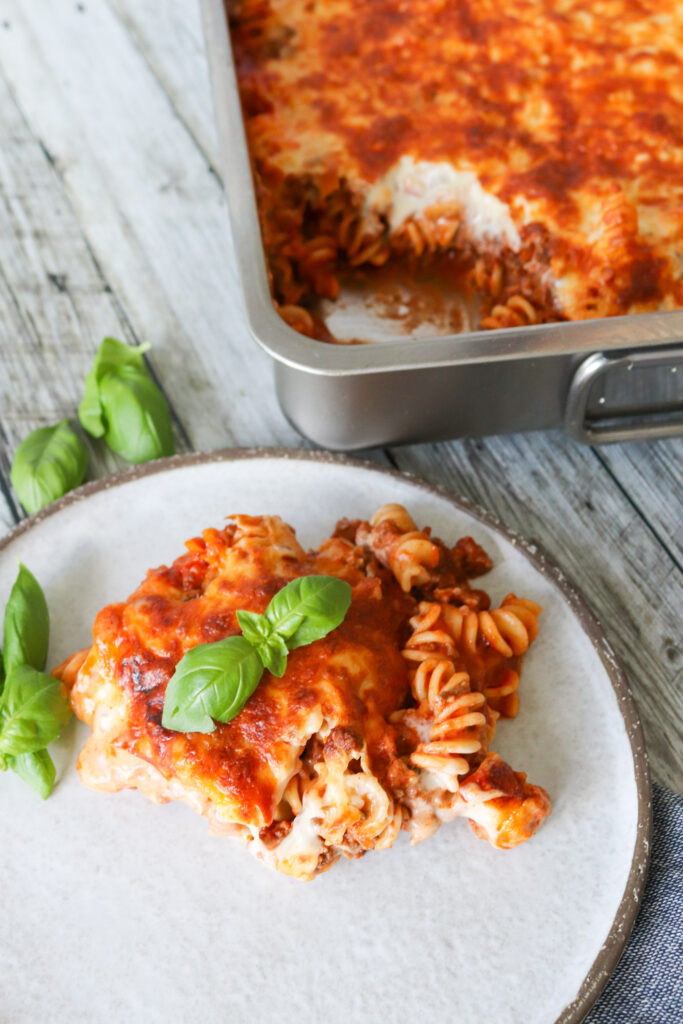 Opskrift På Lasagnette - Pasta Med Kødsauce Bagt Med Ost