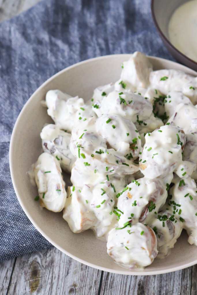 Kartoffelsalat Med Bearnaisedressing - Bearnaise Kartoffelsalat