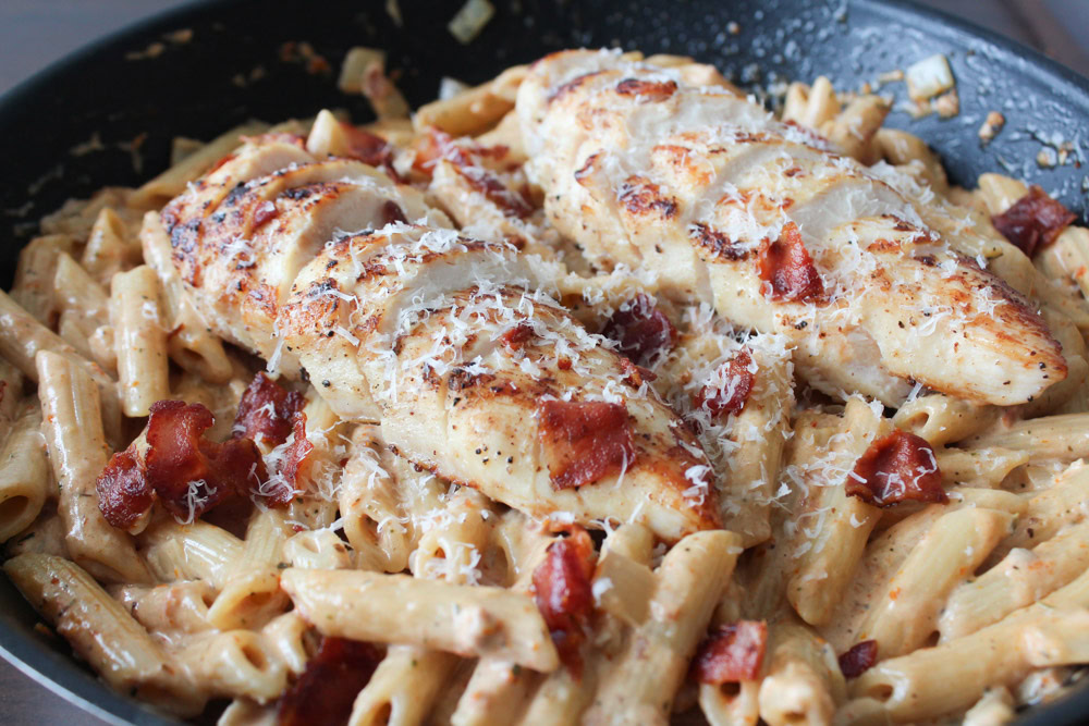 Pasta I Soltørret Tomatsauce