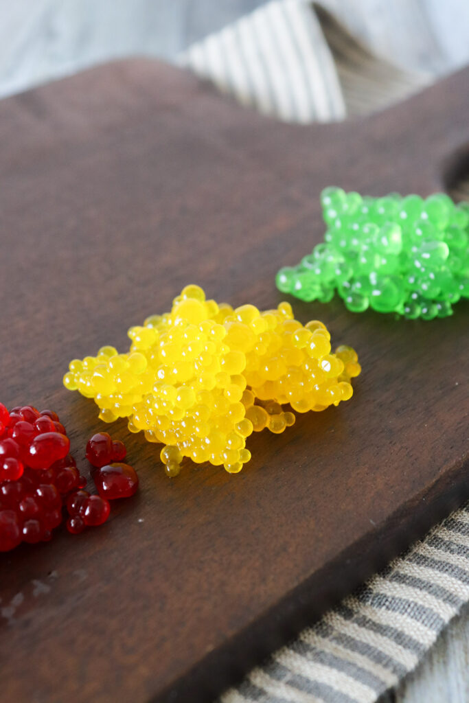 Citronperler, Ananasperler, Hindbærperler, Æbleperler - Hjemmelavet Kaviar