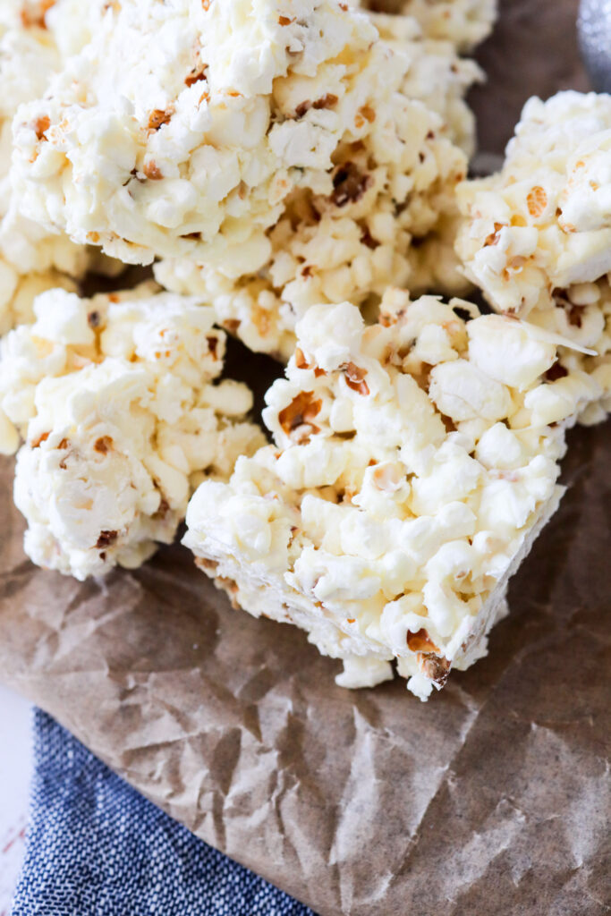 Popcornbrud Med Chokolade - Snack Til Jul Med Popcorn Og Chokolade