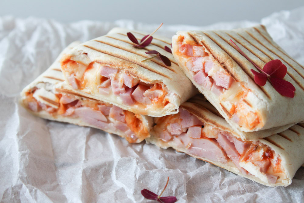 Wraps Med Skinke Og Ost
