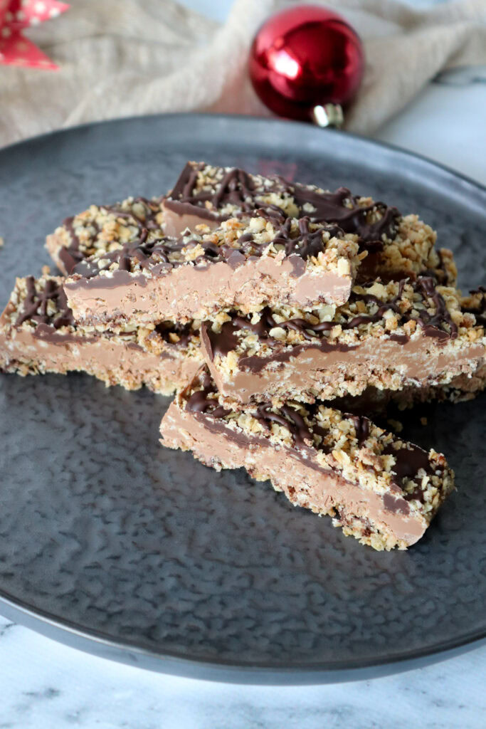 Havregrynsbarer Med Chokolade