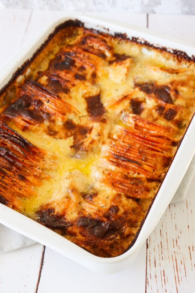 Flødekartofler Med Søde Kartofler - Sweet Potato Bake