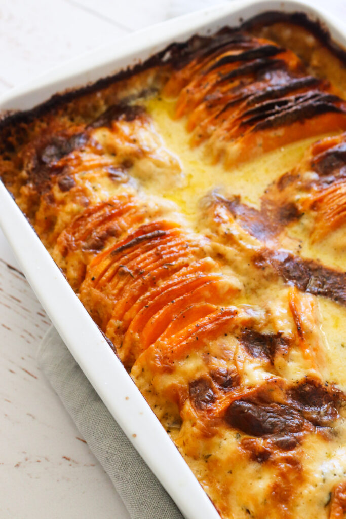 Flødekartofler Med Søde Kartofler - Sweet Potato Bake