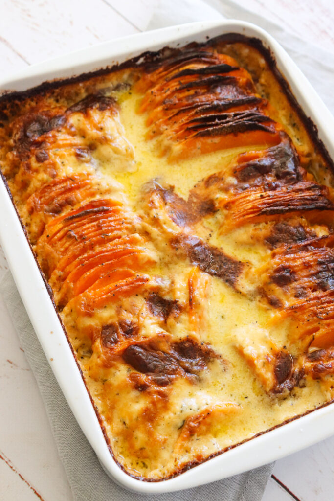 Flødekartofler Med Søde Kartofler - Sweet Potato Bake