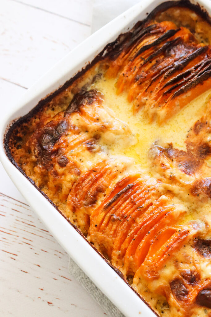Flødekartofler Med Søde Kartofler - Sweet Potato Bake