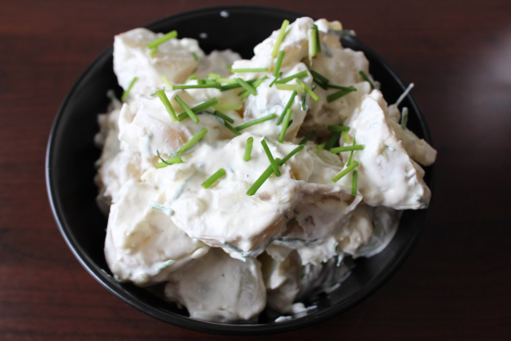Cremet Kartoffelsalat - Opskrift På Hjemmelavet Kartoffelsalat