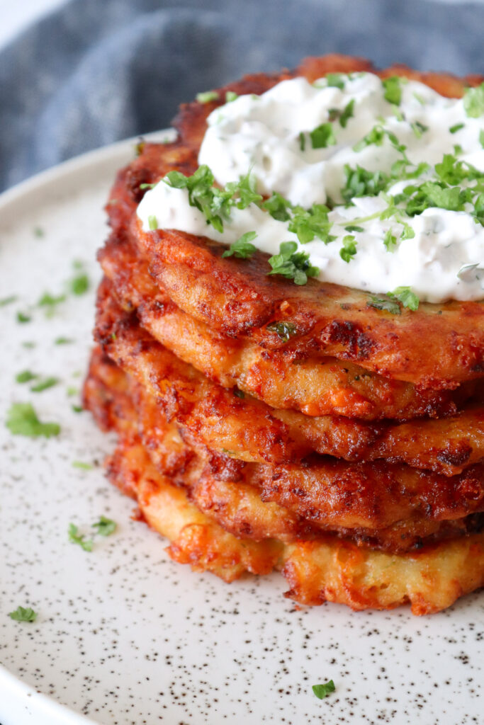 Kartoffelpandekager Med Ost