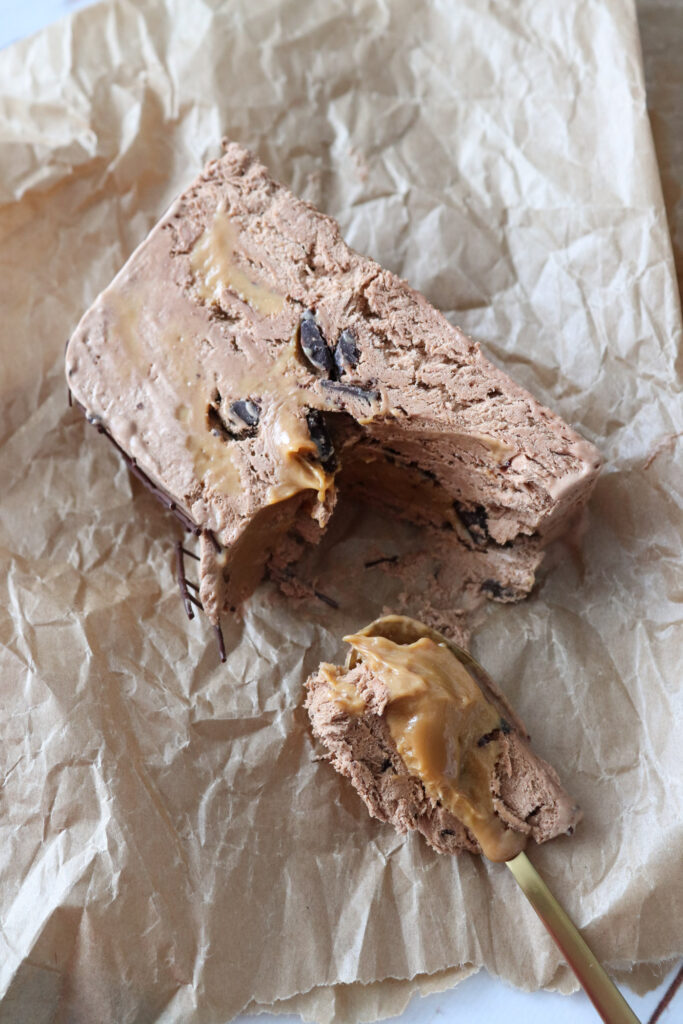 Parfait Med Smag Af Skildpadde - Hjemmelavet Is