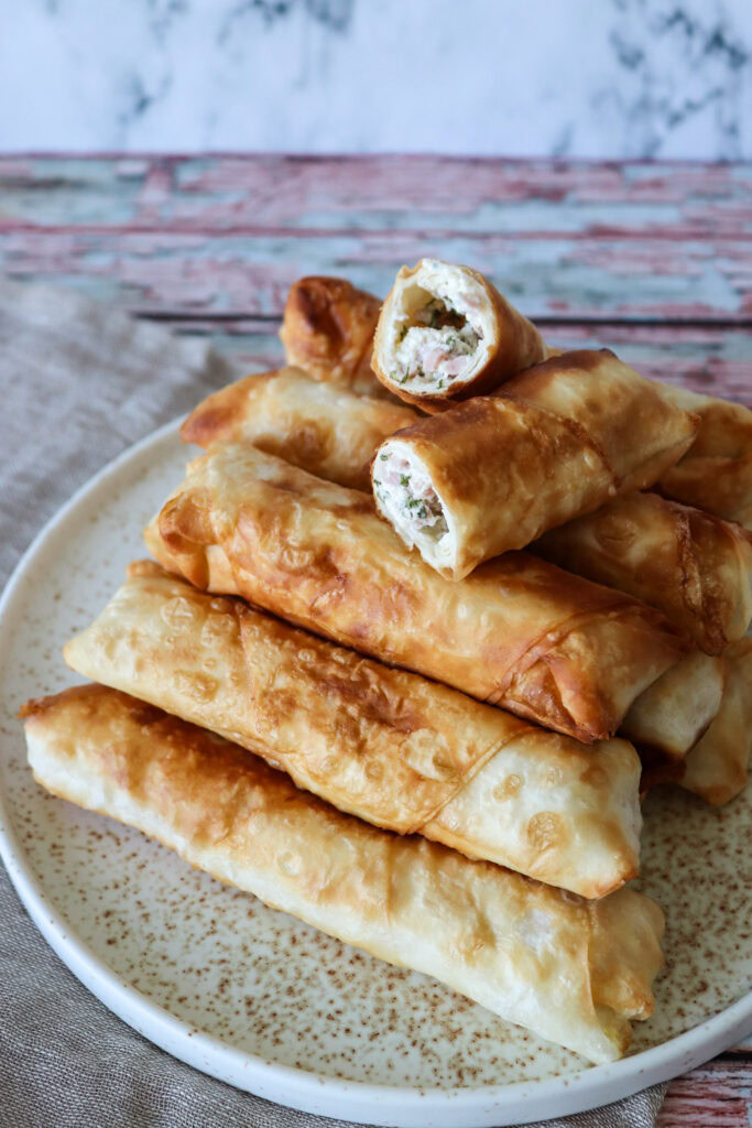 Lækre Filodejsstænger Med Feta Og Skinke