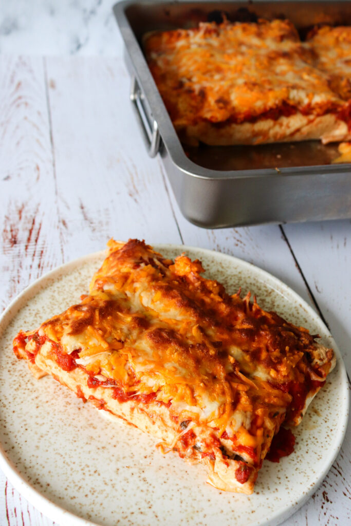 Enchiladas Med Pulled Pork, Og Ost