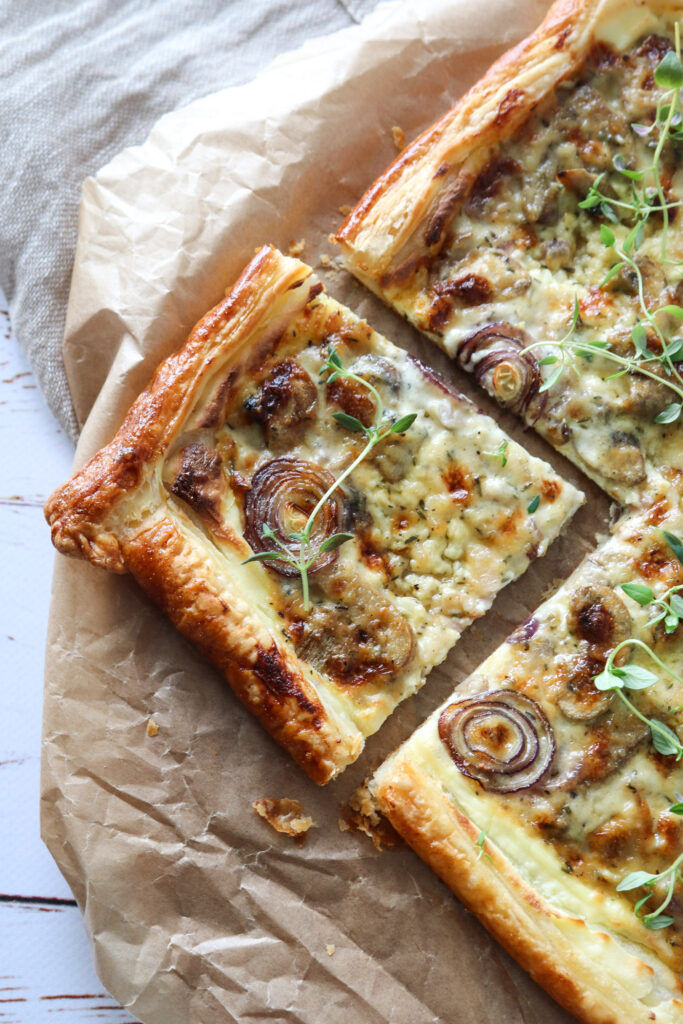 Cremet Champignontærte