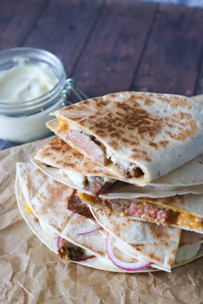 Quesadillas Med Oksekød Og Bearnaise