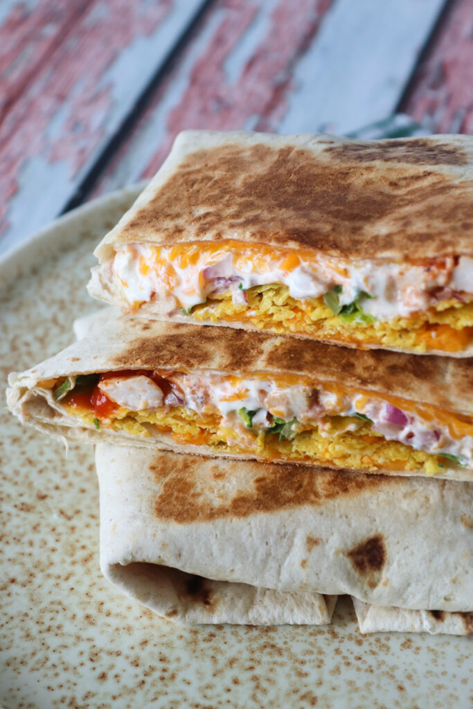 Sprøde Nachos Crunch Wraps - Tortillas Med Nachos Fyld