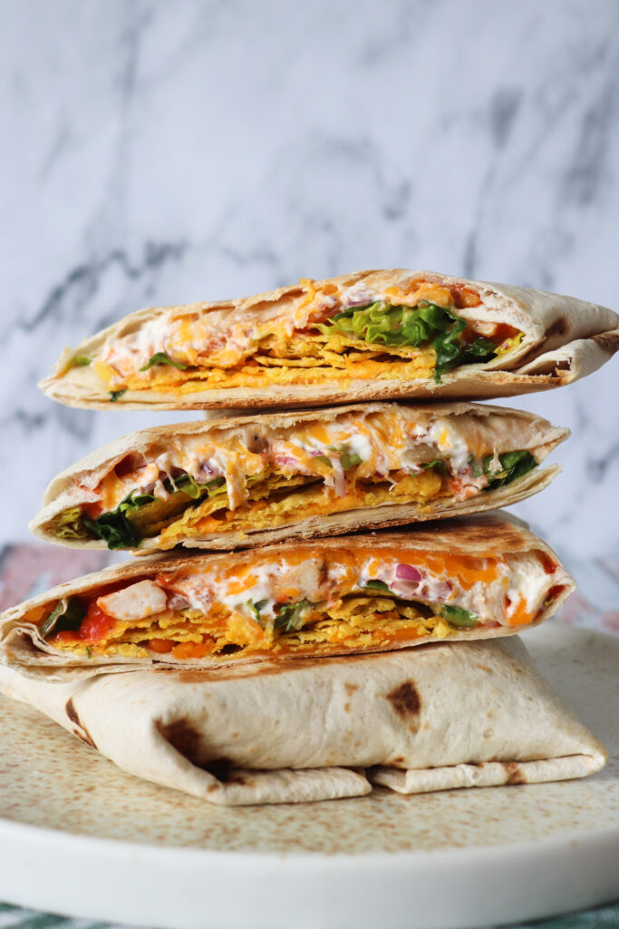 Sprøde Nachos Crunch Wraps - Tortillas Med Nachos Fyld