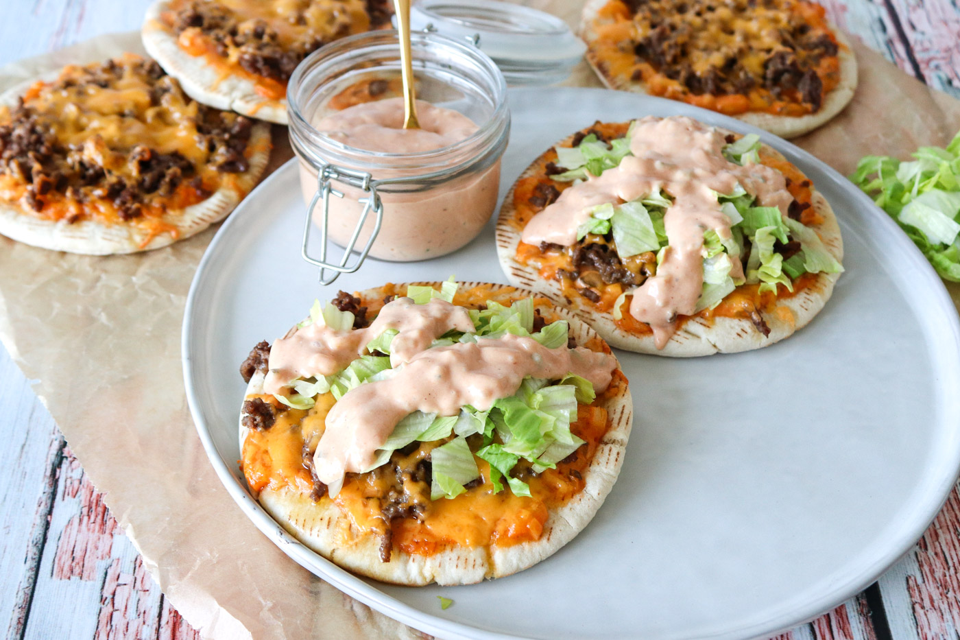 Big Mac Pitabrød Pizza