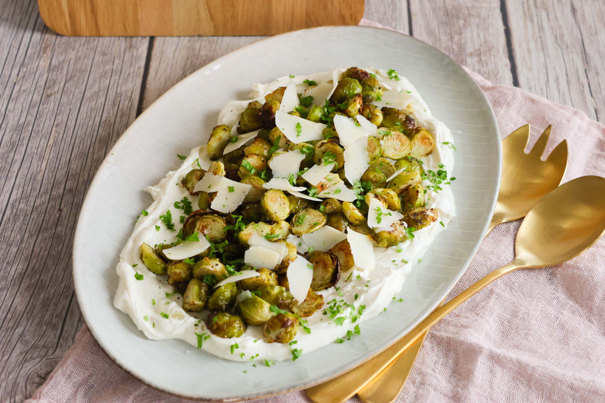 Rosenkål med fetacreme