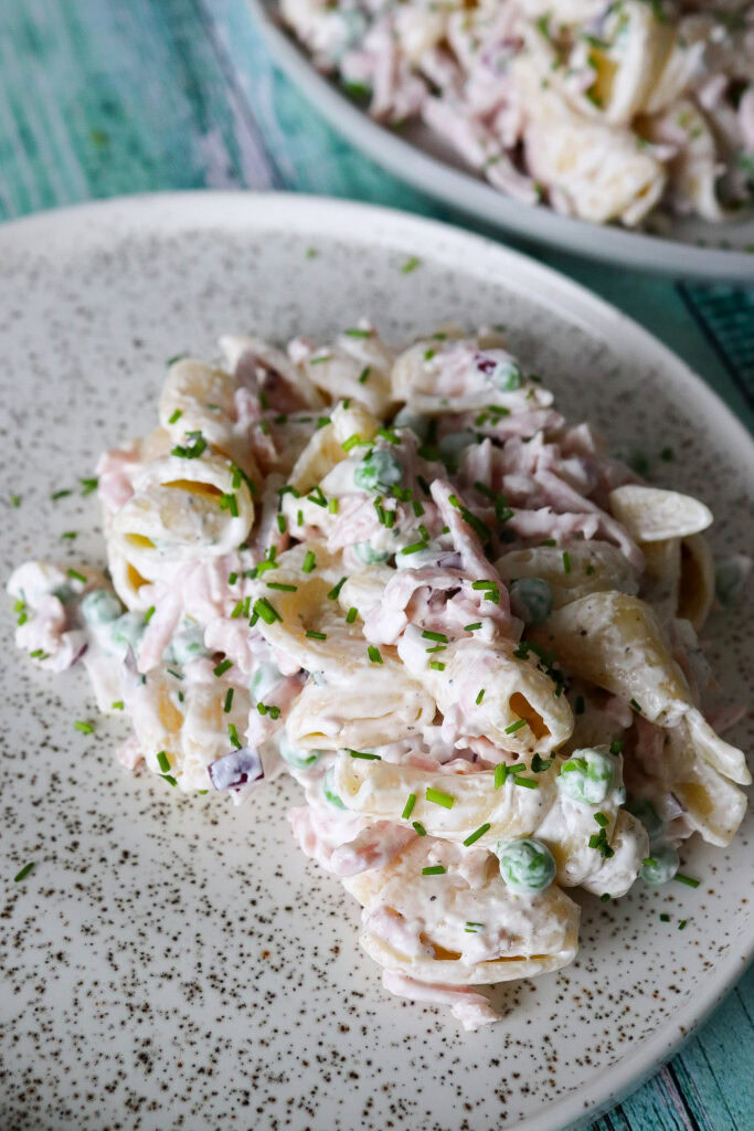 Cremet Pastasalat Med Skinke - Nem Opskrift På Pastasalat