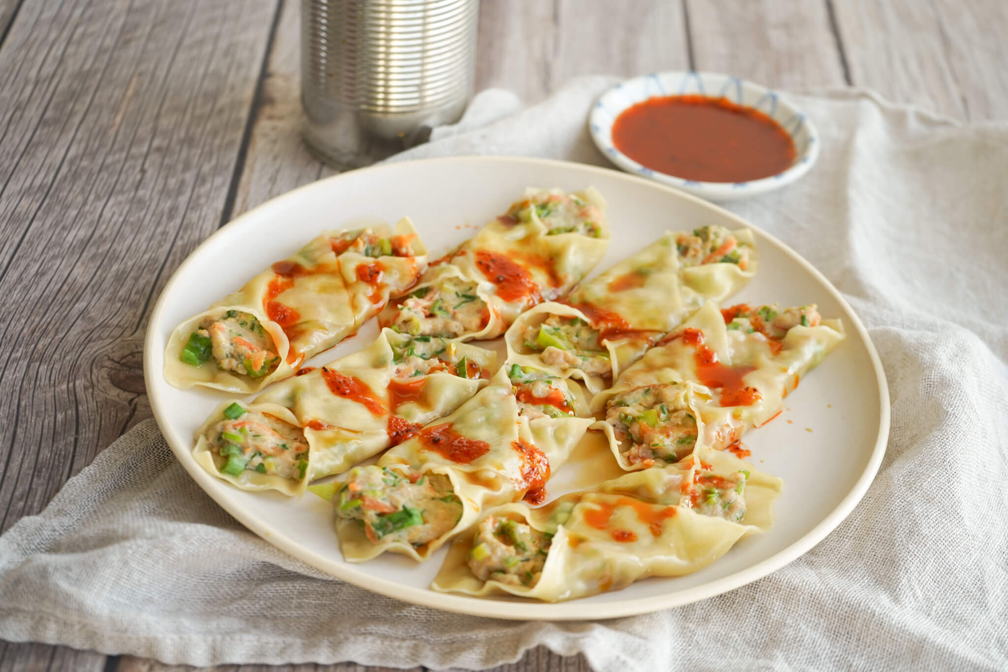 Nemme åbne dumplings