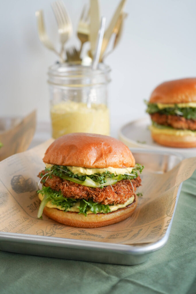 Fiskefrikadelleburger