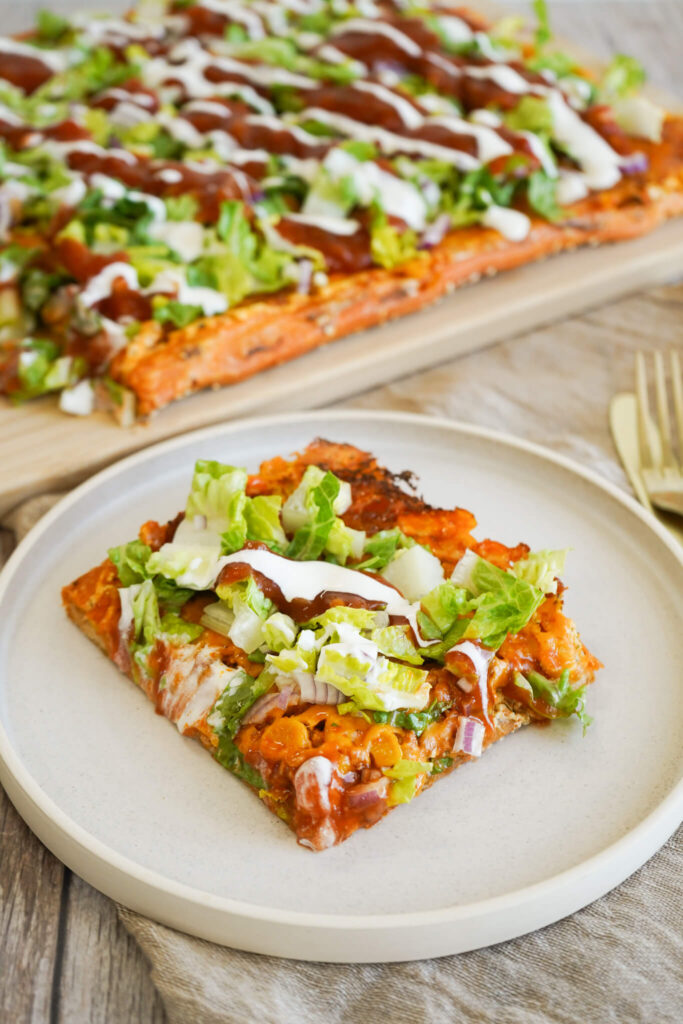 Omvendt tacotærte med kylling