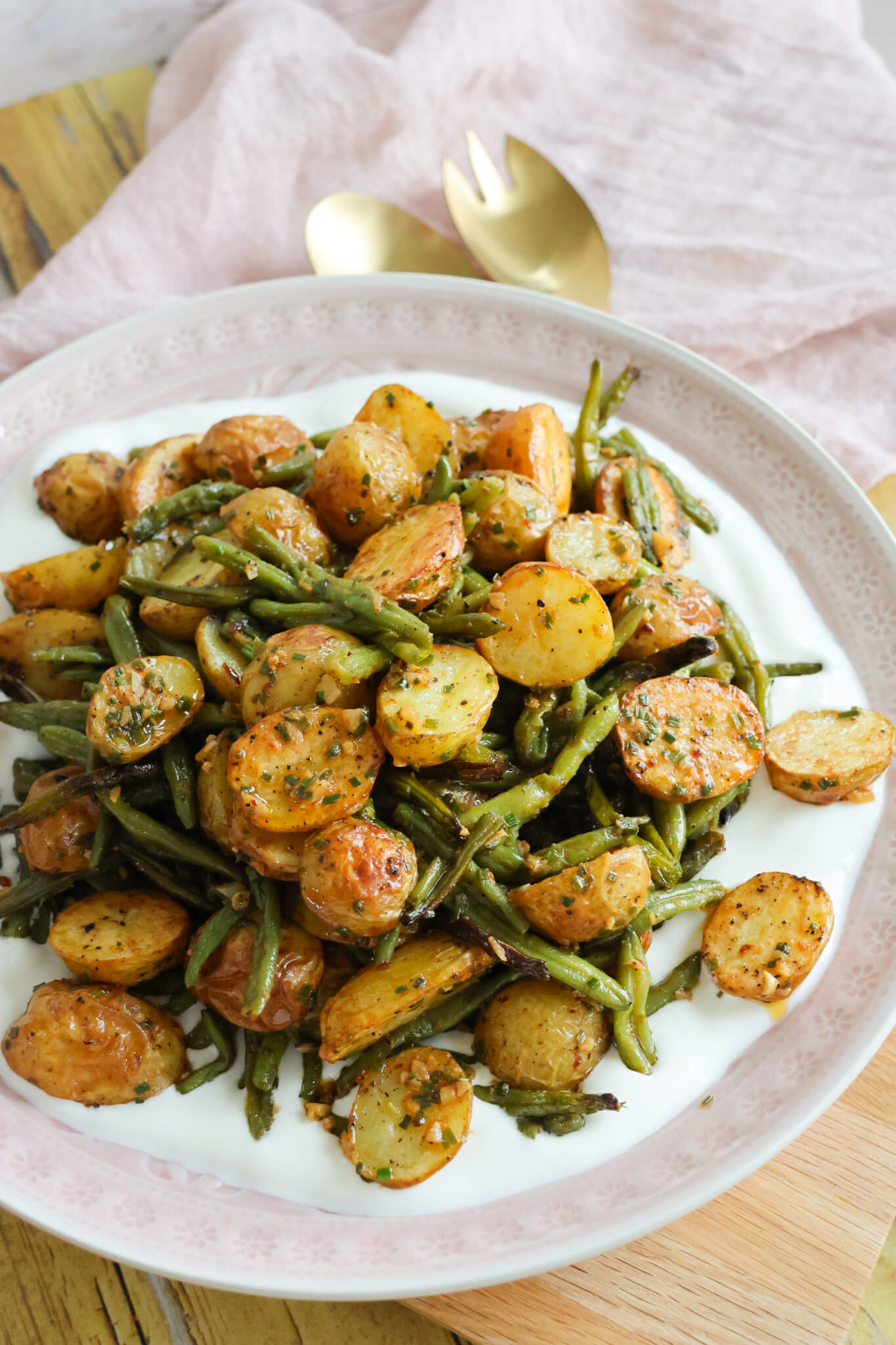 Kartofler med yoghurt