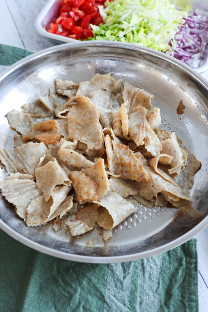 Kyllingekebab - iskender inspireret