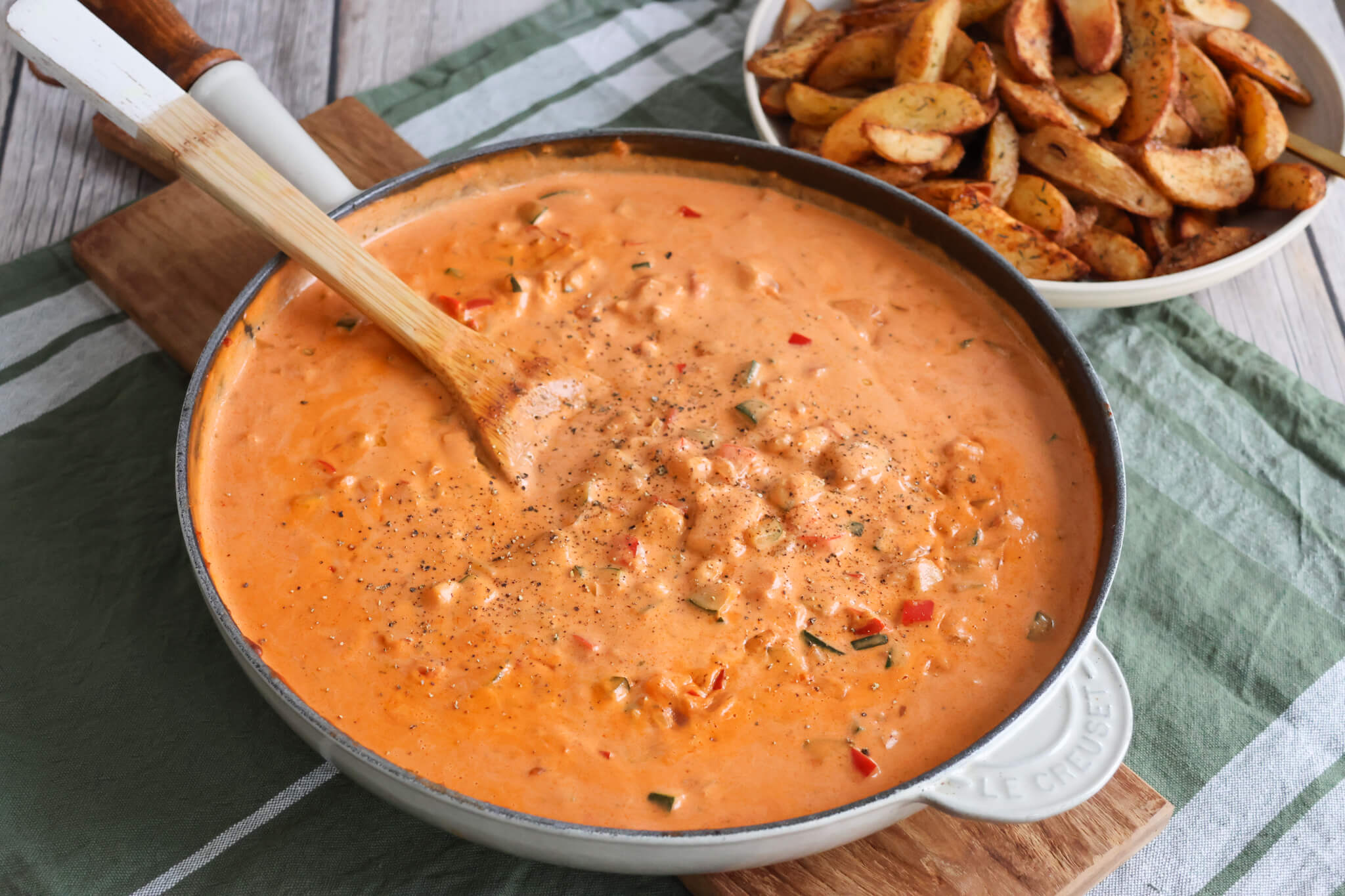 Kylling i pikantostsauce