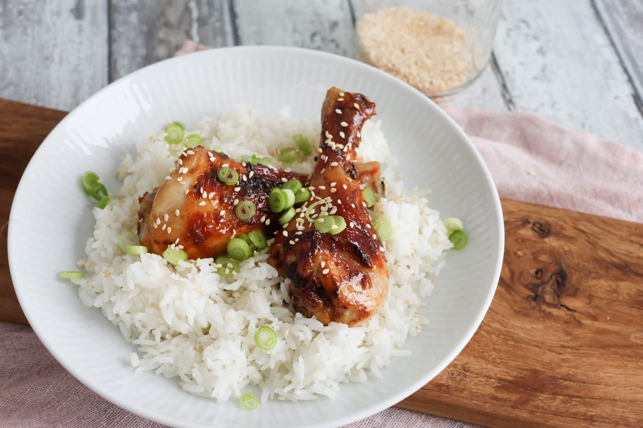 Teriyaki kyllingelår i airfryer
