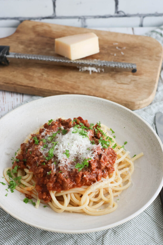 Spaghetti med kødsauce - Spaghetti bologense