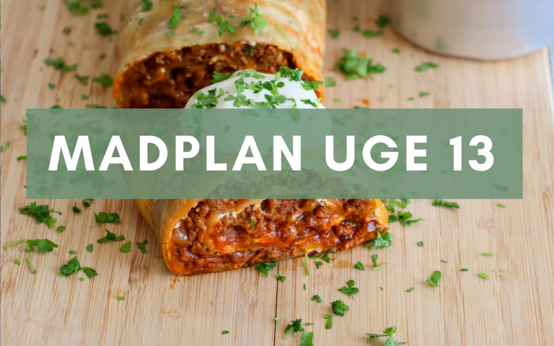 Madplan uge 13