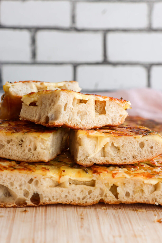 Omvendt focaccia med kartoffel
