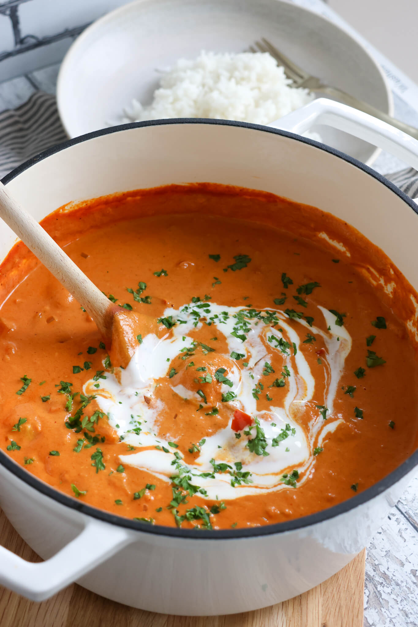 Kødboller i garam masala sauce