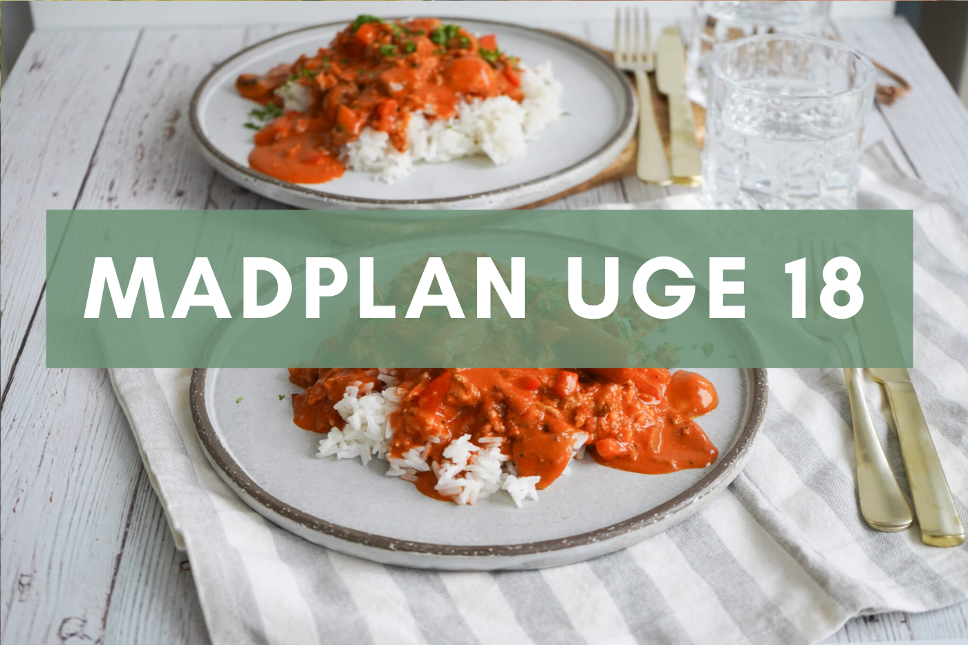 Madplan uge 18
